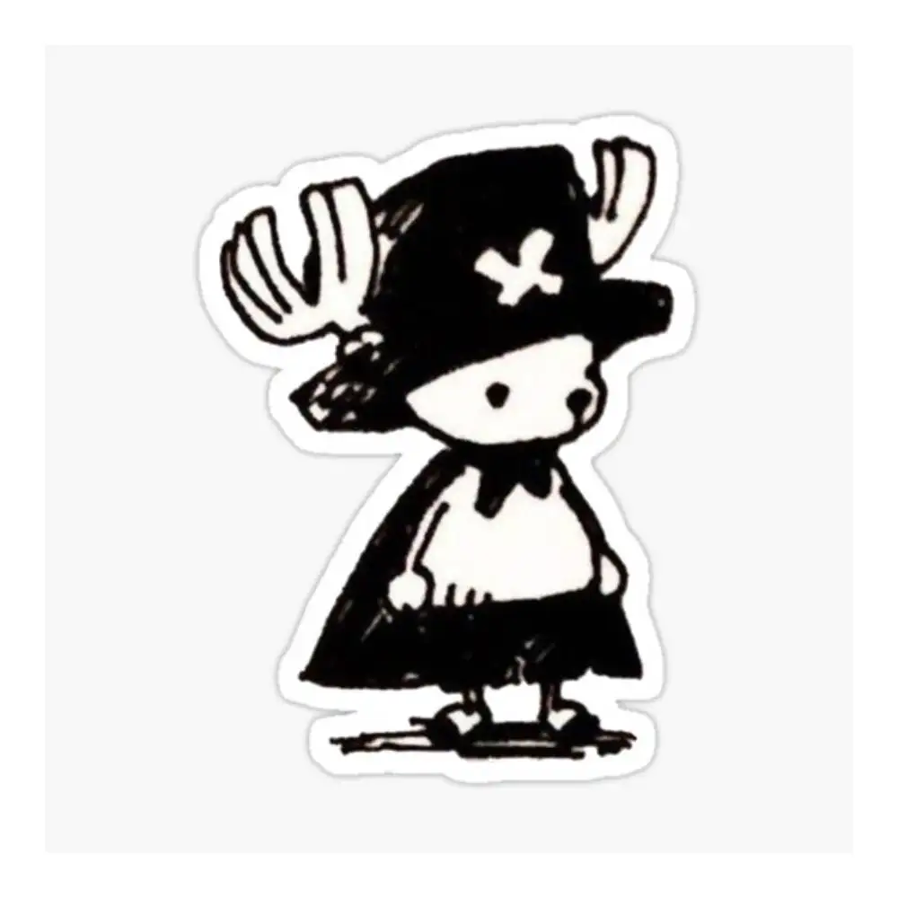 Dr. Tony Tony Chopper The Blue-Nosed Reindeer Sticker Car Window Bumpers Die-cut Vinyl Stickers Decorative Accessories