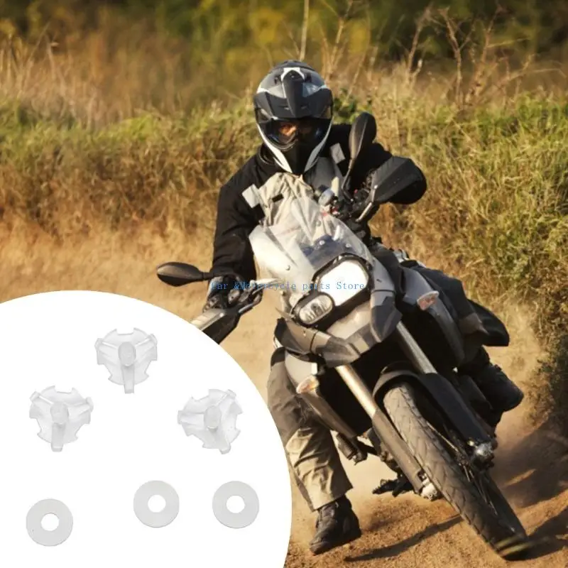 Y9UC خوذات الدرجات البخارية أقنعة مسامير الخوذات الملحقات أقنعة بلاستيكية المسمار الخوذ استبدال مسامير تثبيت أجزاء #2