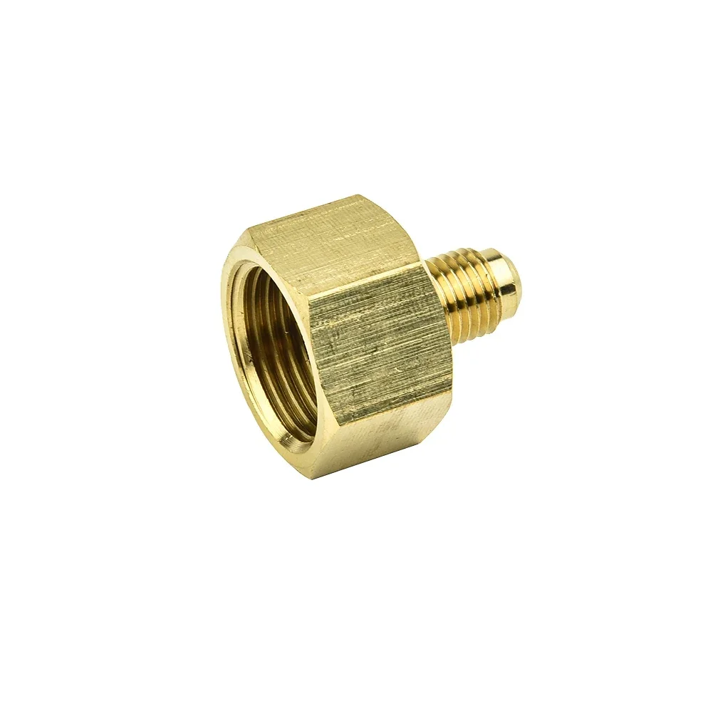 Part Bottle Adapter Accessories 1/4SAE G3/4 60g Brass Car Conditioner Adapter For R134A Bottle Adapter Anti-aging