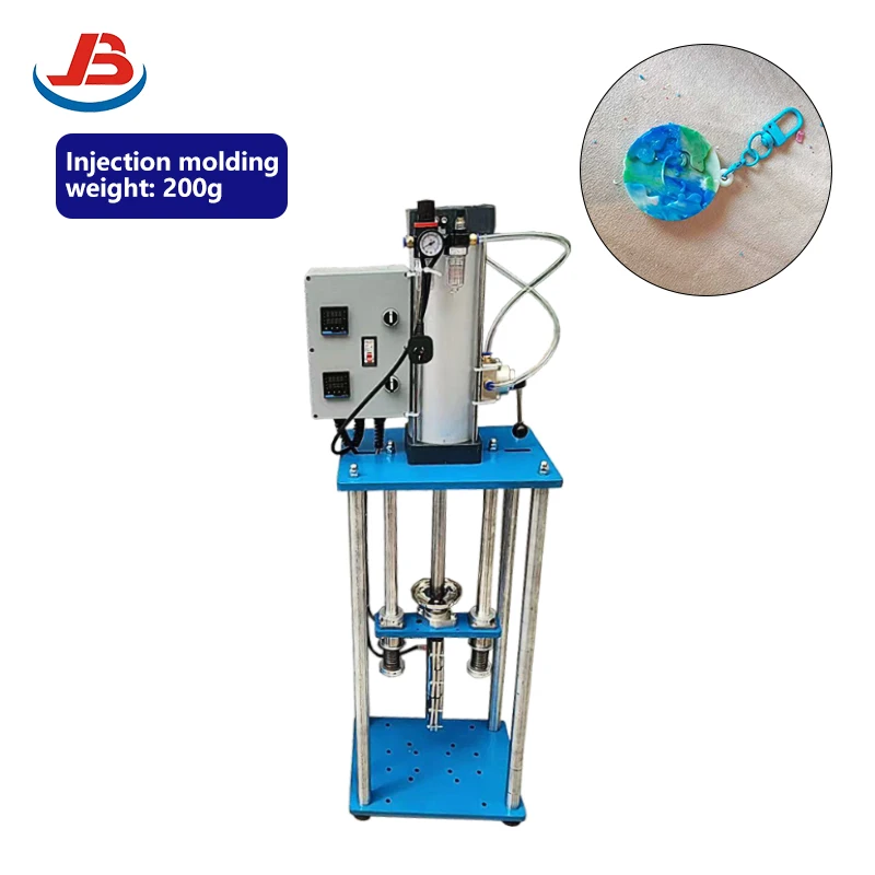 Household 450g Vertical Injection Molding Machine Mechanical Desktop PP Small Space Solution Home Use 1.5Tons Clamping Force