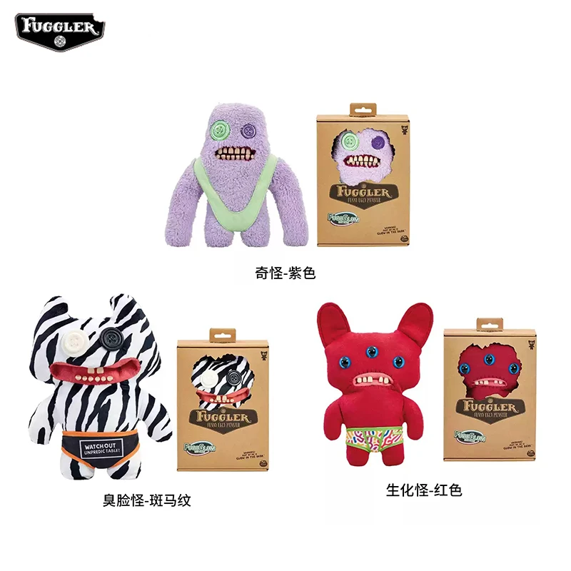 

Fuggler Fugg Glow Edition Series Kawaii Plush Toy Funny Ugly Monster Cute Cartoon Soft Plushies Doll Stuffed Animal Toys Gift