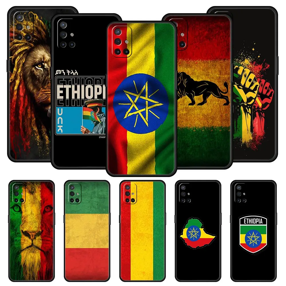 

Phone Case For OnePlus 12 11 10 9 Pro 9T 12R 10R 9R 9RT 10T 8T 8 7 6T 7T Nord 2T CE 2 5G N200 N10 N100 Cover Ethiopia Flag