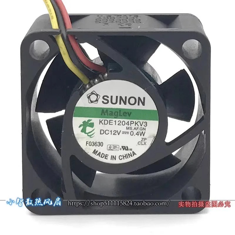 New Cooling Fan for Sunon KDE1204PKV3 12V 0.4W 4cm Silent Switch Magnetic Suspension Small Fan 4020 40*40*20mm