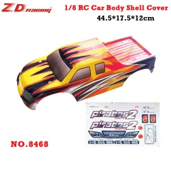 Zdレーシング1/8リモートトラックボディシェル,1:8 zdレーシング9116 08427 rc用PVCカーケース,パーツ8468