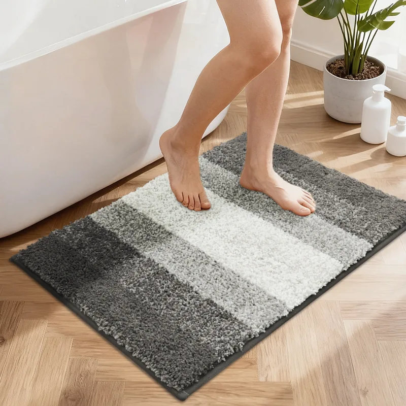 

High Quality Bathroom Mat Thickened Water-absorbent Non-slip Floor Carpet Machine Washable Bath Mat Bedroom Entrance Door Mat
