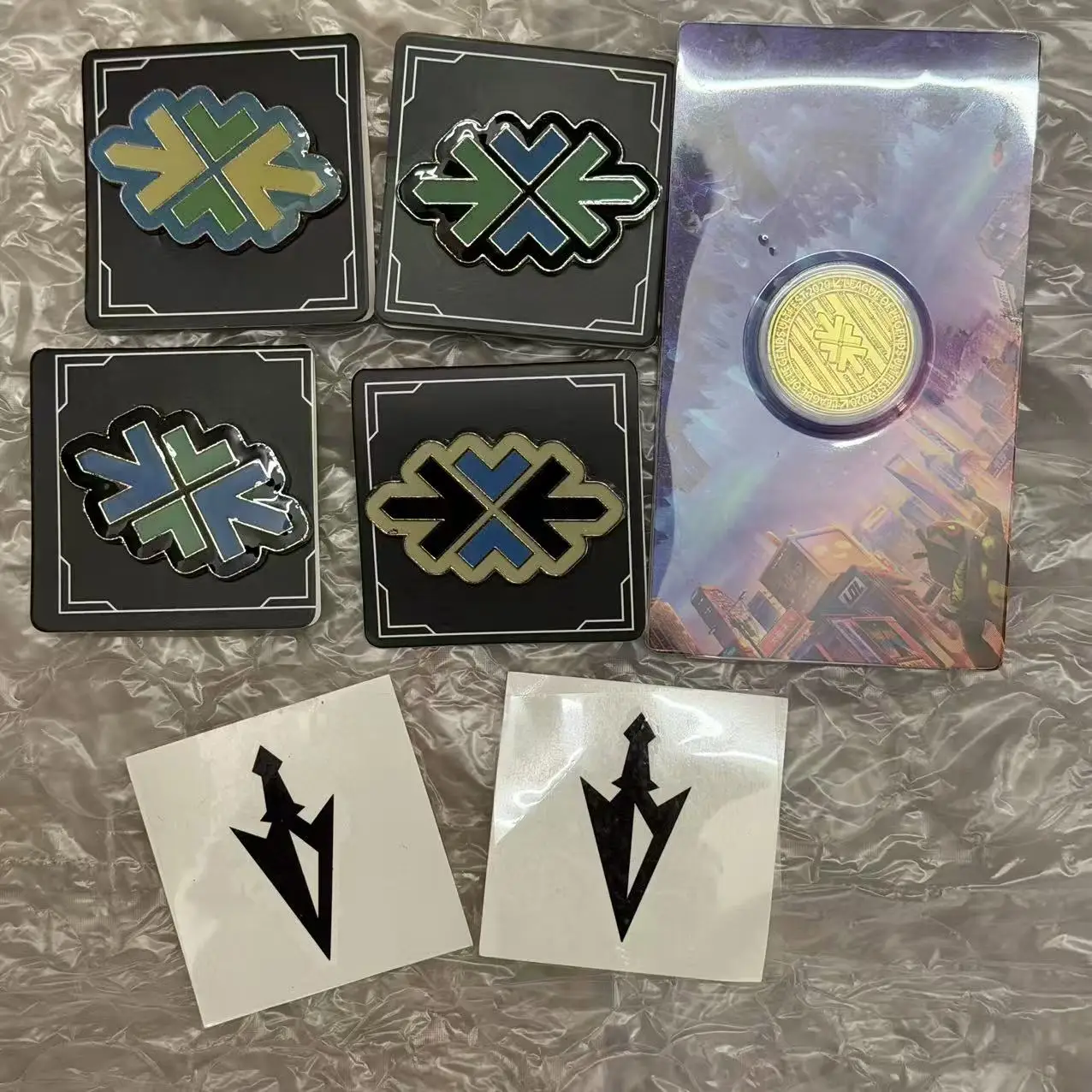 

True Damage Pin Pack set coin Genuine Original Packaging Brand New