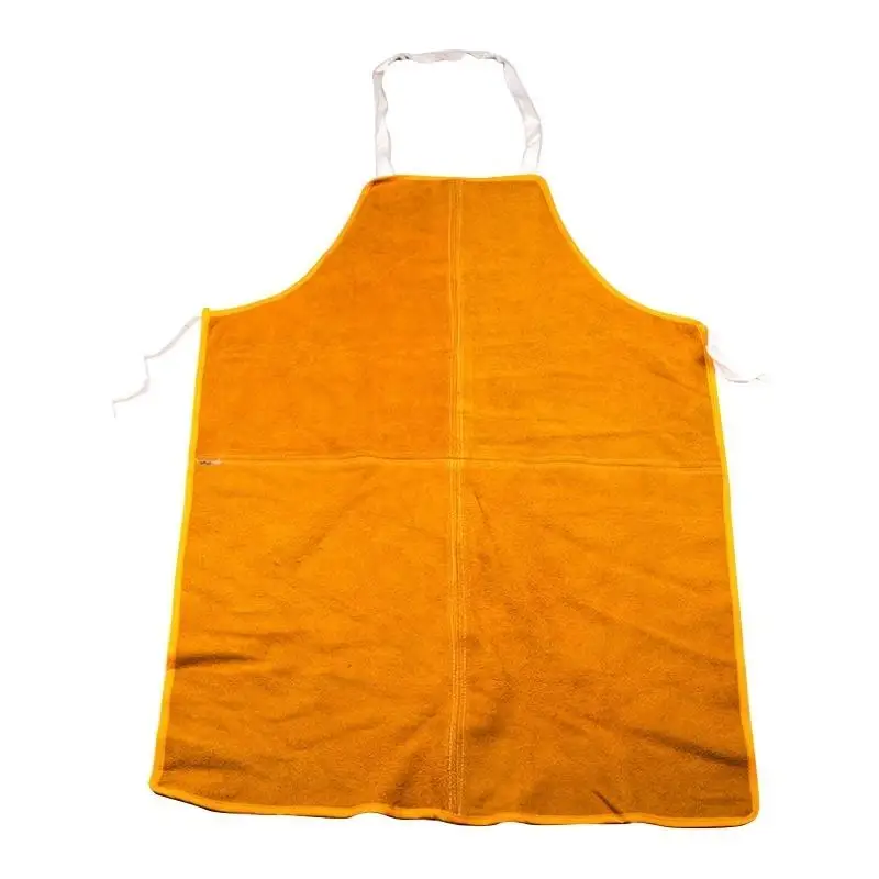 1 Pc Washable Heat Insulation Cowhide Leather Welding Apron Soldering Protective Clothing Blacksmith