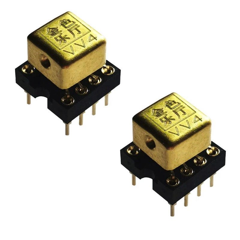 

2Pcs VV4 Dual Op Amp Upgrade HDAM8888 9988SQ/883B MUSES02 01 8820 OPA2604AP For Es9038 DAC Preamp Headphone Amplifier