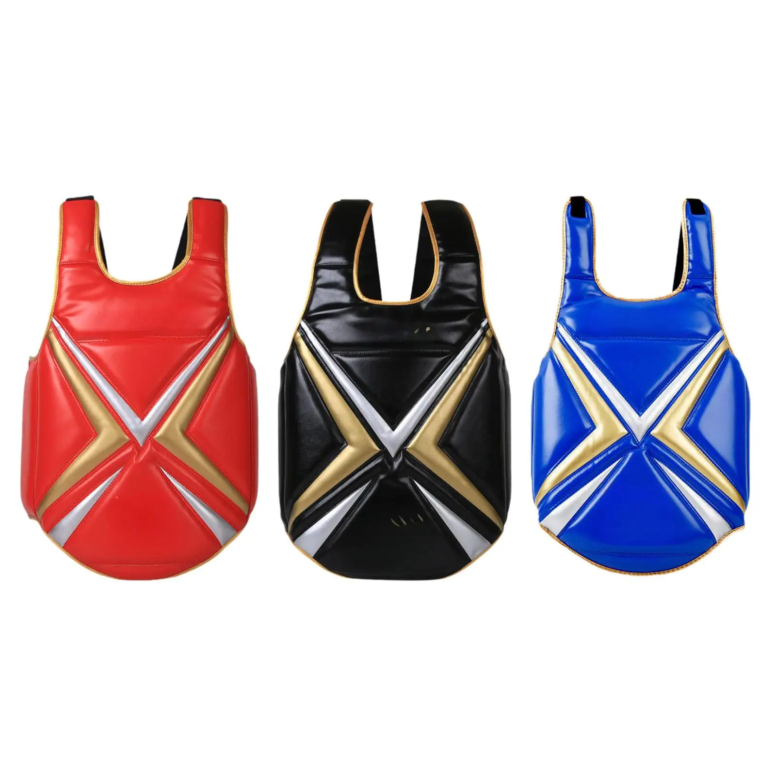 Karate Chest Protector Boxing Belly Protection Pad for Muay Thai Fitness Gym