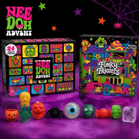 2026 NeeDoh Advent Calendar 13/24Pcs Fidget Dolls 24‑Day Christmas Countdown Surprise Box Soft Squishy Stress Relief Sensory Toy