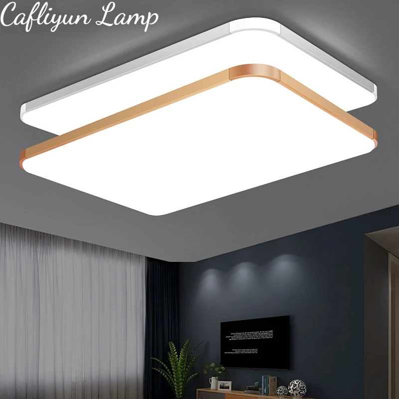 Moderne Eenvoudige Ultra Dunne Led Plafondverlichting Vierkante Paneellamp Voor Slaapkamer Keuken Oppervlak Ingebouwde Verlichting 110V 220V