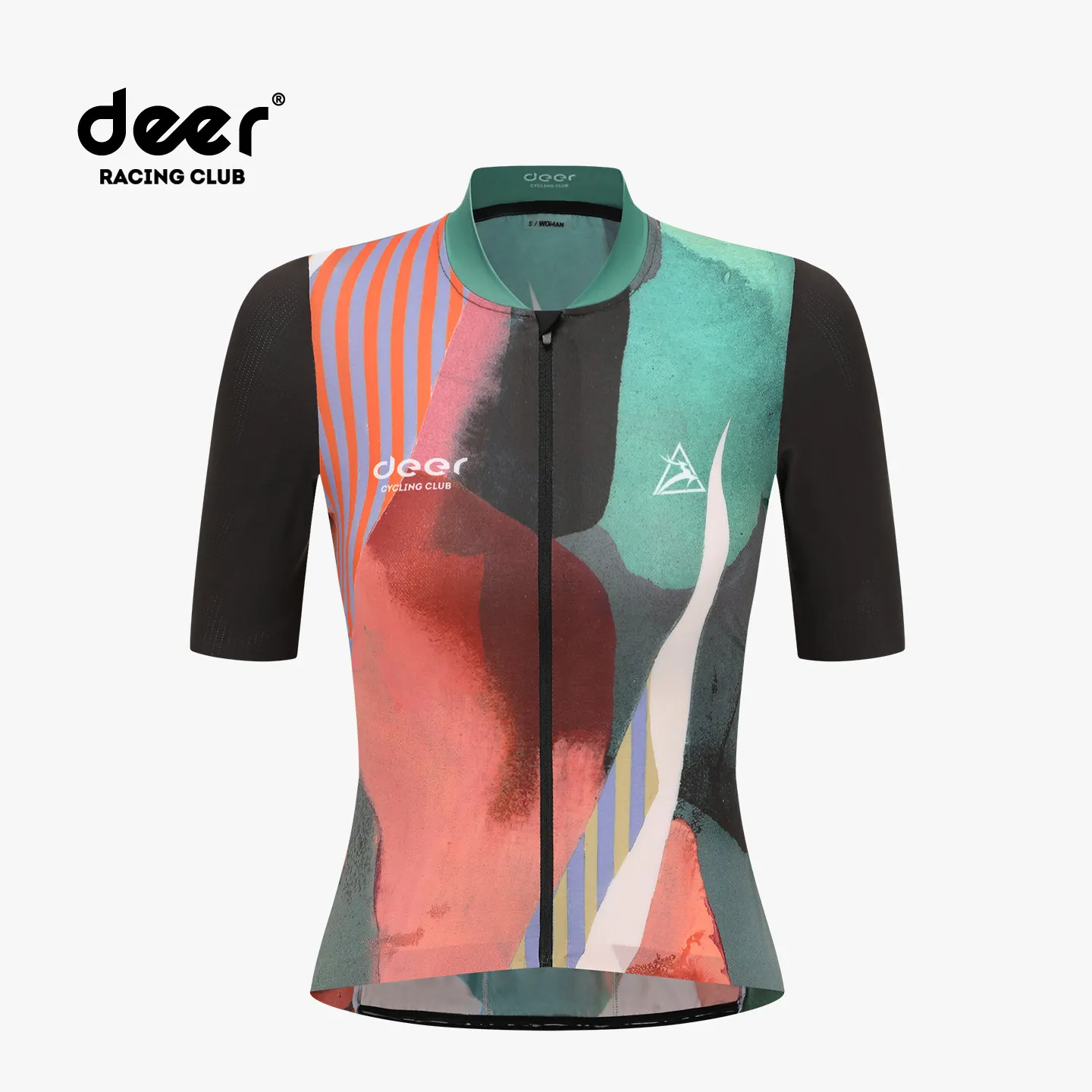 deer-road-cycling-suit-for-women-short-sleeved-bike-moisture-wicking-top-with-long-sleeves