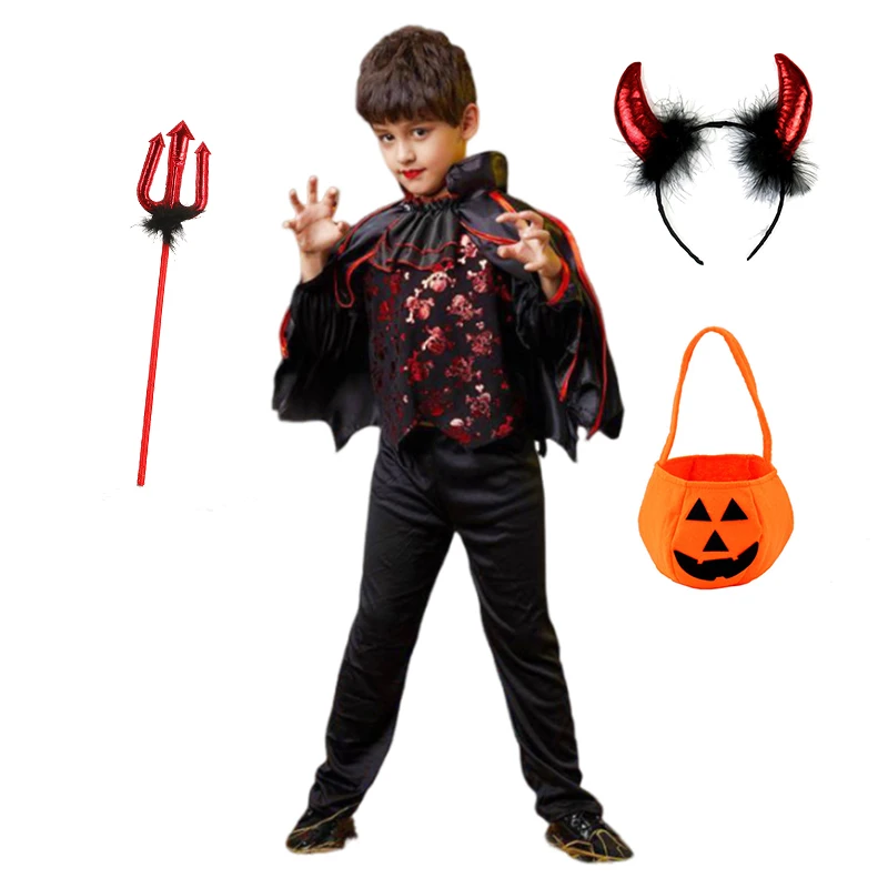 Halloween meisje cosplay vampier jurk voor kinderen spook bruid vampier kostuum vampiran carnaval feestoutfits Scarlet gotische kleding