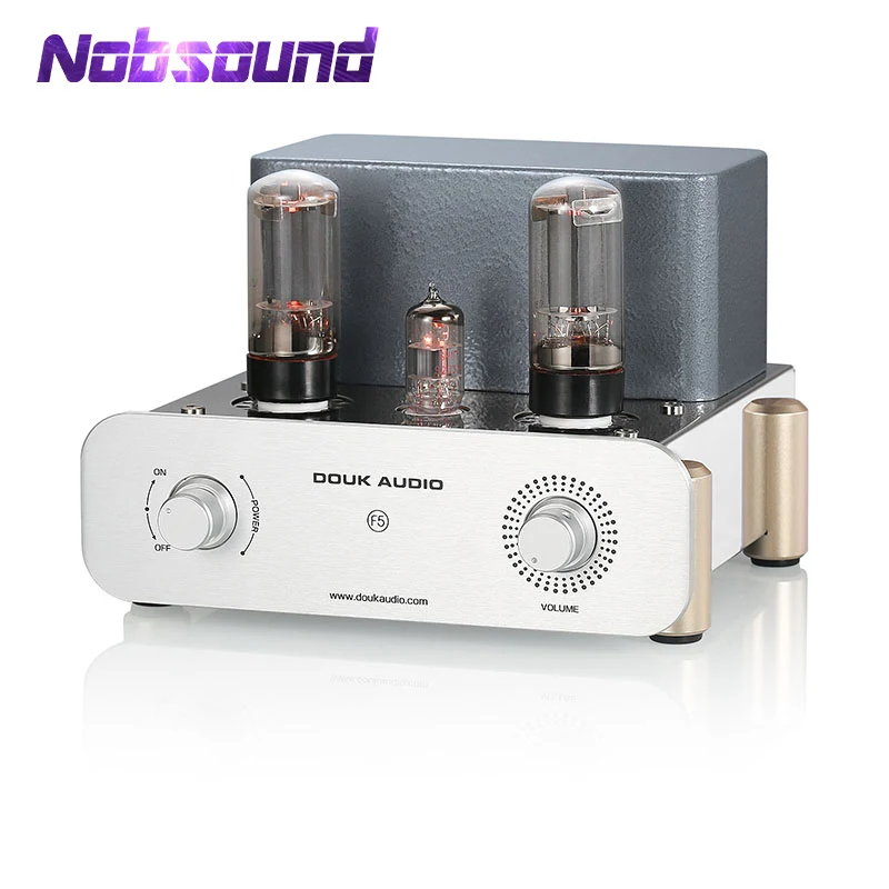 Nobsound HiFi 6L6 Valve Tube Amplifier Home Stereo Class A Single-Ended Tube Power Amp 6W×2