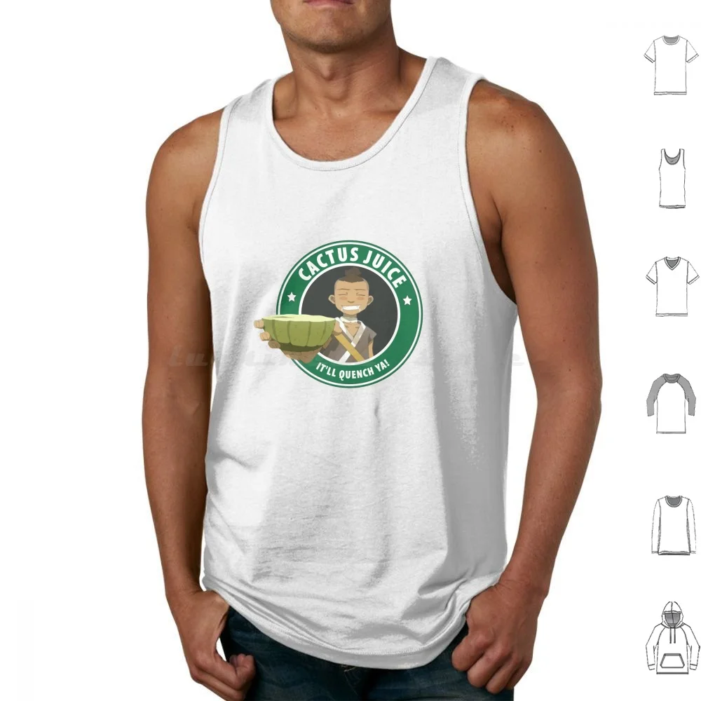 Sokka's Cactus Juice Tank Tops Vest Sleeveless The Last Airbender Atla The Last Airbender Aang Airbender Zuko Appa Sokka
