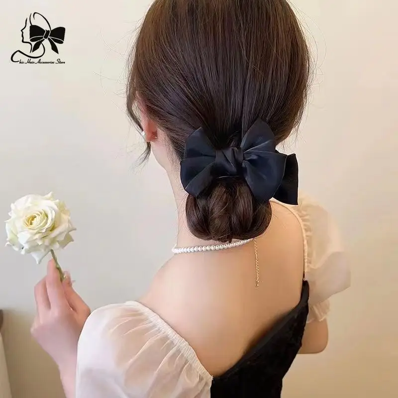 New Luxury Hair Clips Beauty Bow Hair Claw Sweet Girls Kawaii Hair Clip Women\'s  Claw Clamp Headwear Women Korean Scrunchie