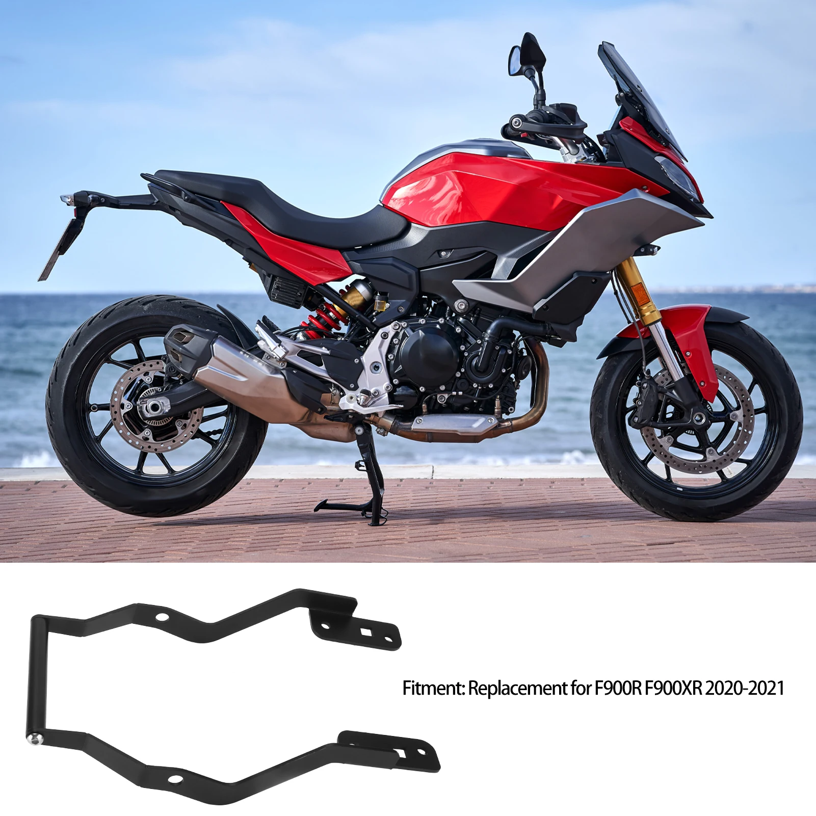 

Motorcycle GPS Mounting Bracket Mobile Phone Stand Bar Replacement for F900R F900XR 2020‑2021 Navigation Mount Support
