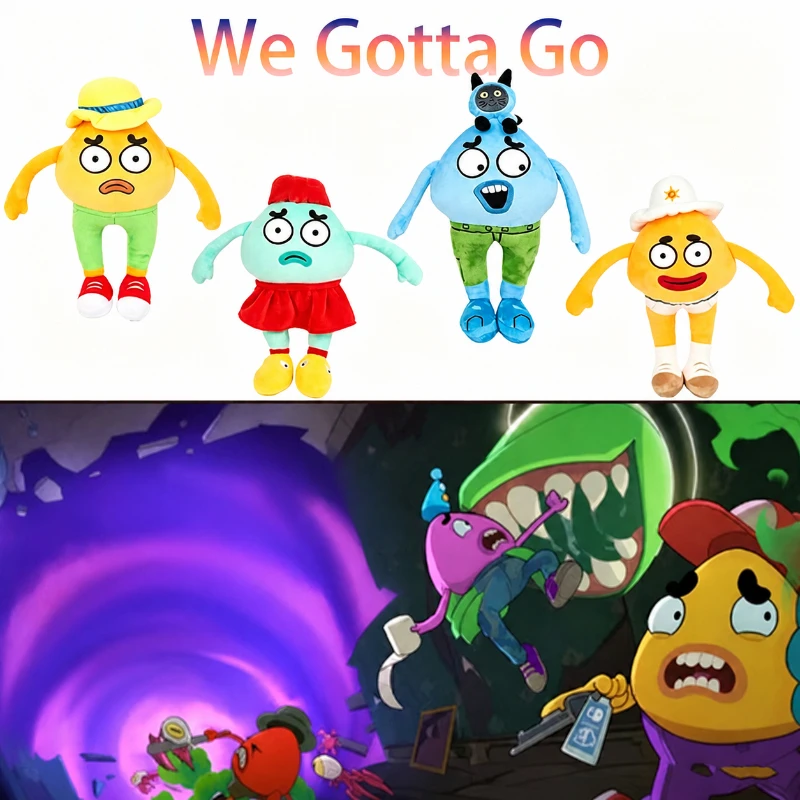 

Мягкая игрушка We Gotta Go: милый мультяшный персонаж, плюшевая кукла, мягкая набивная игрушка, кавайный подарок на день рождения для детей, декор для комнаты, коллекционный предмет