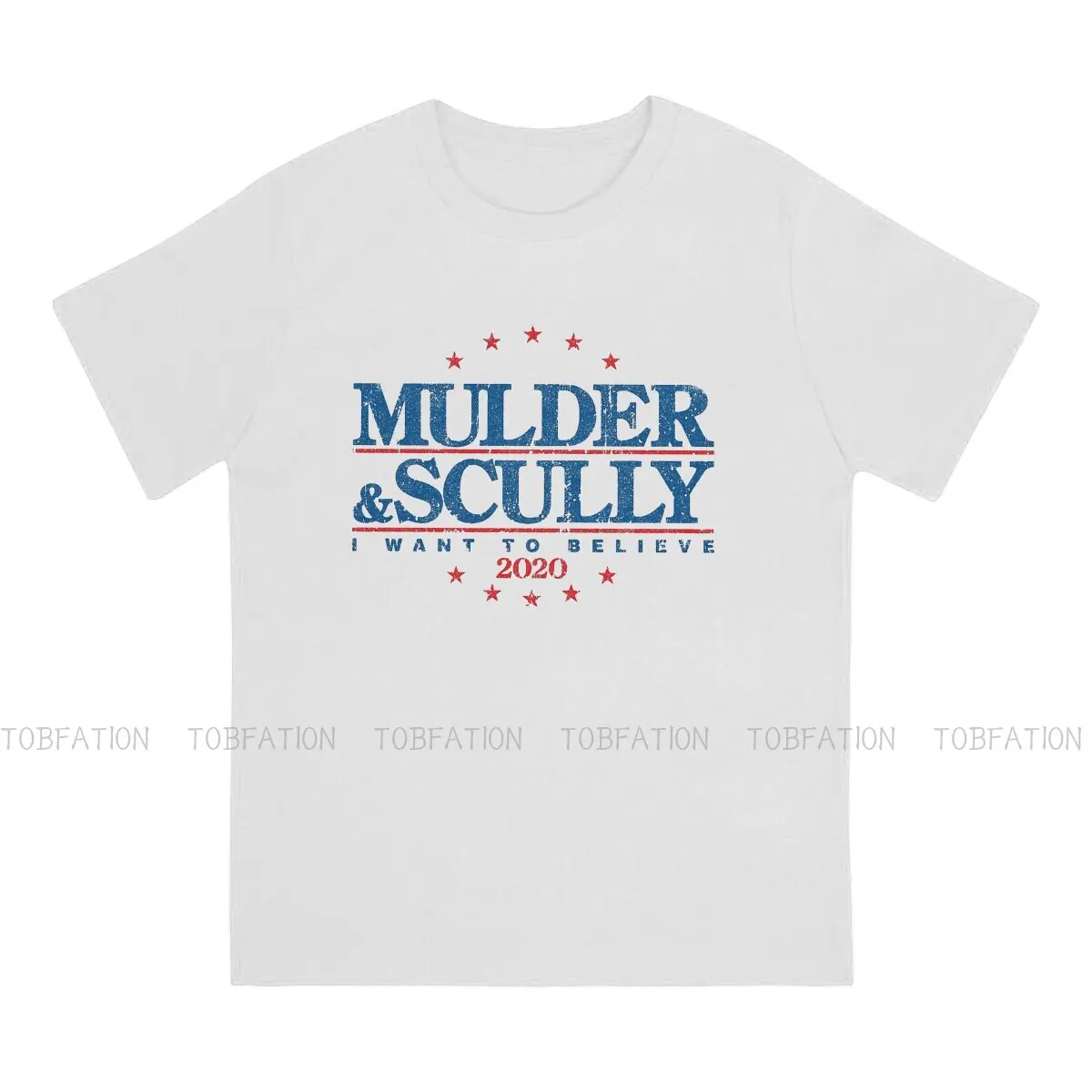 the X Files Mulder Scully 2020 Tshirt Homme Men's Streetwear Blusas Loose Cotton T Shirt For Men