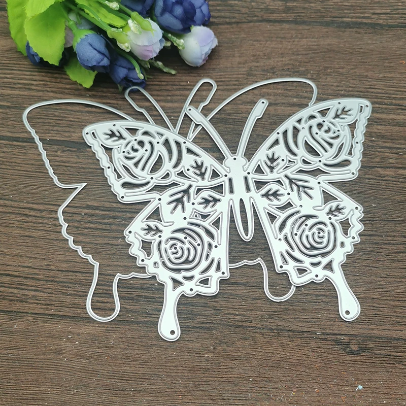 AOKEDIY Big Butterfly Metal Cutting Dies Stencils For DIY Scrapbooking Decorative Embossing Handcraft Template