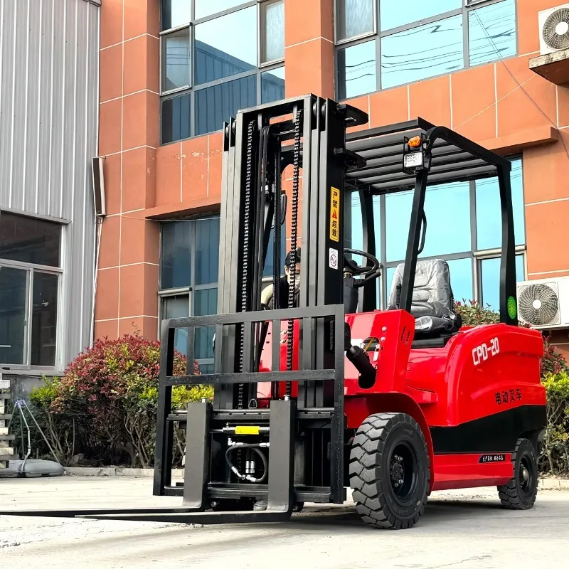 Customized Lifting Height Small Battery Forklift 3 Ton 2 Ton 1.5Ton Warehouse Electric Forklift With Attachment Paper Roll Clamp