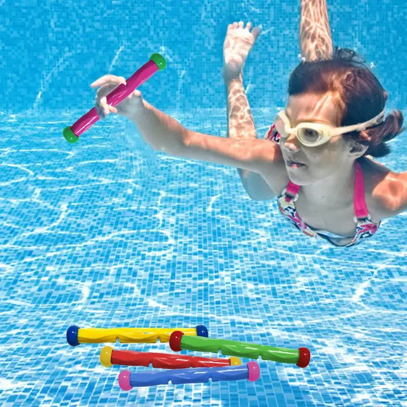 Under Water Play Sticks Underwater Sinking Swimming Pool Toy Training Swim Toys Gift Set Kids Pool Toys For Water Toys Games