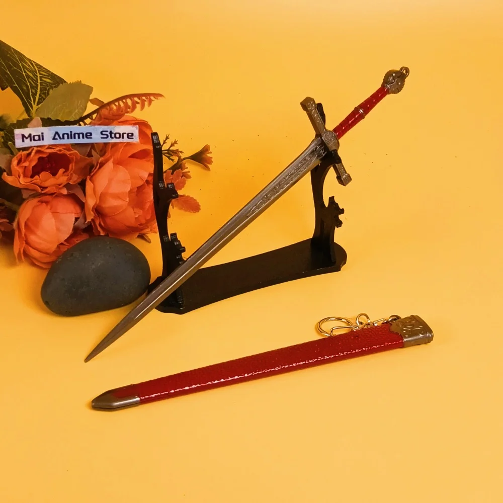 8.6in Red Elden Katana Metal Anime Blade Japanese Katana Real Ninja Knife Elden Damascus Sword Original Samurai Sabre Toy Gift