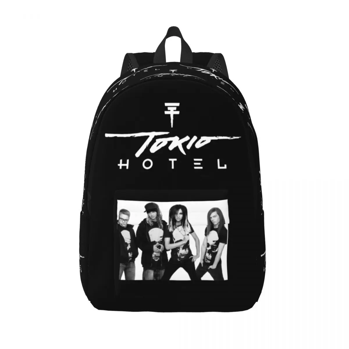 Tokio Hotel BillKaulitz for Teens Student School Book Bags Rock Music Canvas Daypack Elementary High College Hiking