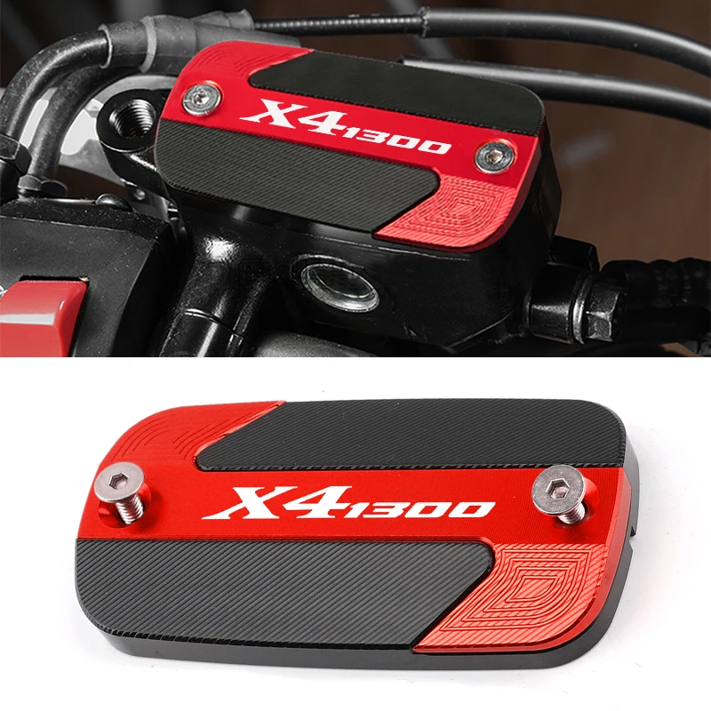 

For HONDA X41300 STX VT X4 1300 CB 1300F Crosstourer 1200 ST 1100 Motorcycle Front Brake Fluid Clutch Oil Tank Reservoir Covers