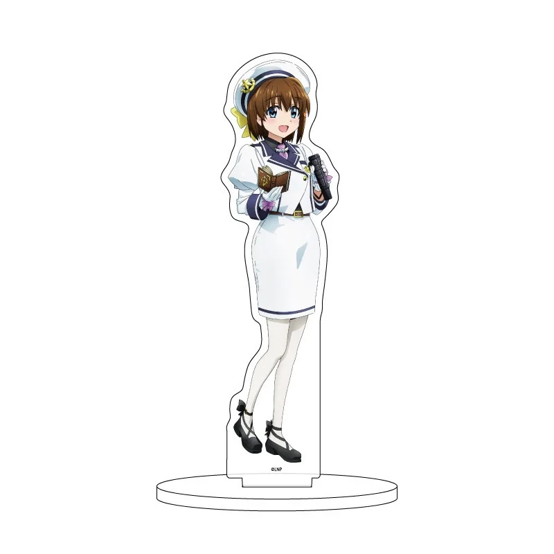 Anime Magical Girl Lyrical Nanoha Series Nanoha Takamachi Nanoha Station Staff Ver Acrylic Stand Model Plate Keychains