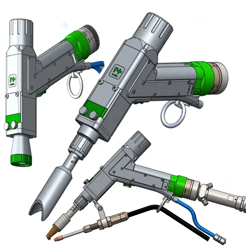 3 w 1 cięcie + spawanie + czyste Raytools BW101-GS ręczny pistolet do spawania laserem światłowodowym części do spawarek