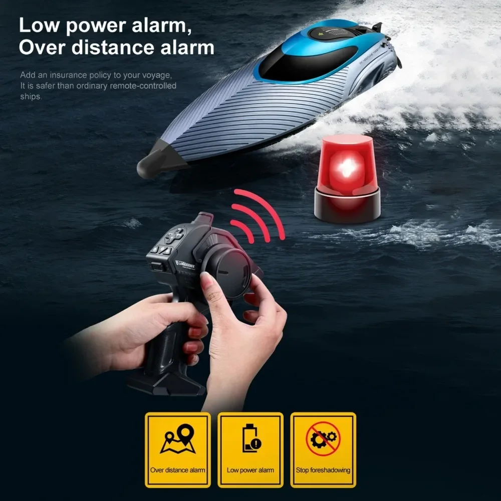 S3 Remote Control Boat High-horsepower Water Large High-speed Speedboat Charging Motor Children Ship Model Toy Gift