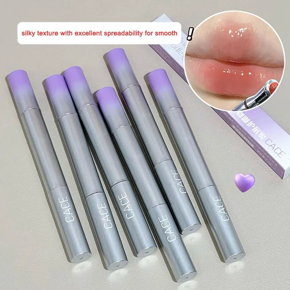 1pcs Moisturizing Clear Water Gloss Lip Glaze Mirror Non Up and Waterproof Make Watery Jelly Korea Lip Tint Lip Gloss Greas Y9H1