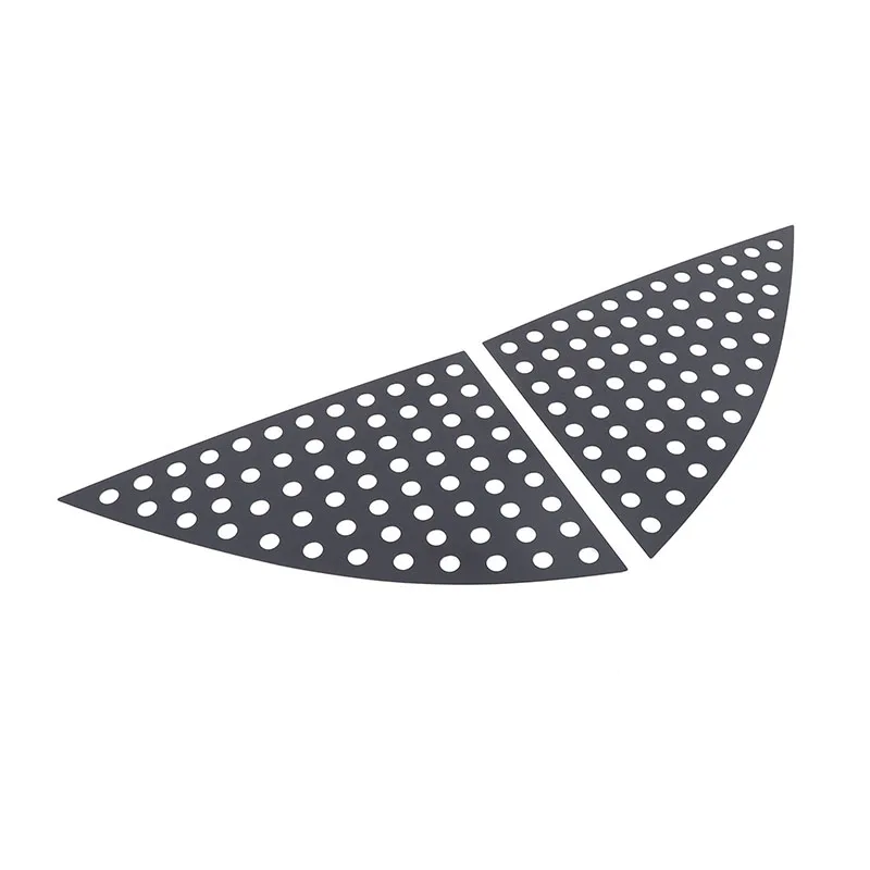 

For Lotus EMIRA 2021-2023 Aluminum Alloy Black car rear triangle window honeycomb board decoration sticker exterior accessories