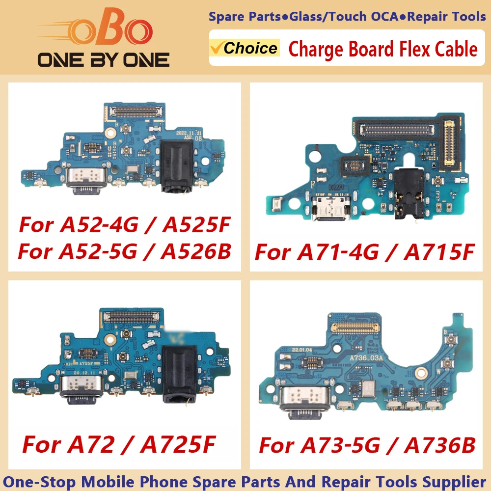 USB Charging Board Flex Cable For Samsung A50S A52 A52S K1 K2 A53 A54 A55 A70S A71 A72 A73 4G 5G USB Charger Port Dock Connector