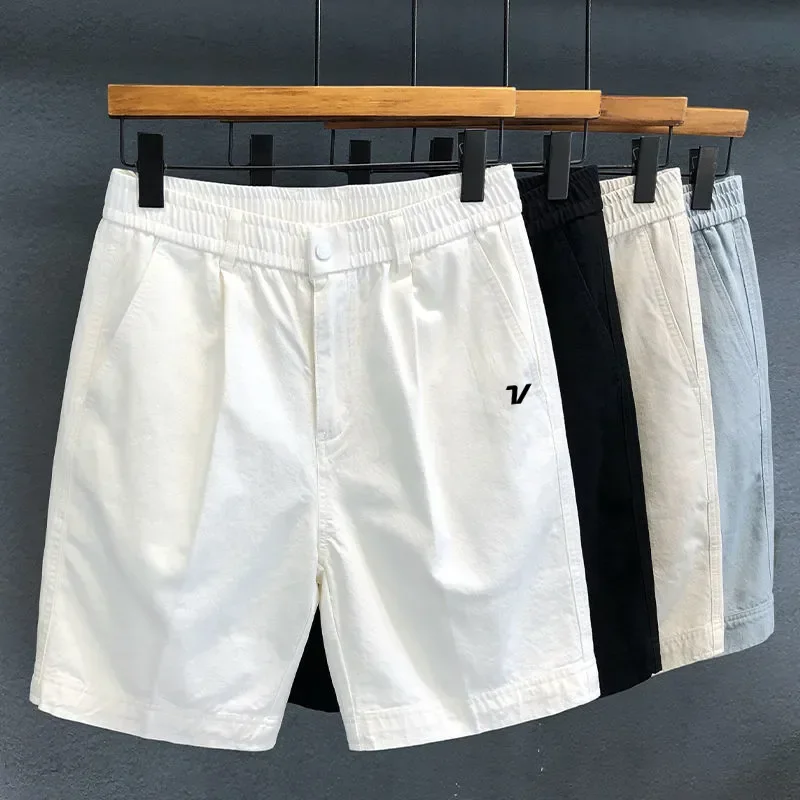 Men Golf Shorts 2026 Summer All-match Loose Five-point Pants Business Casual Shorts Fashion Trend Large Size Men Golf Clothing