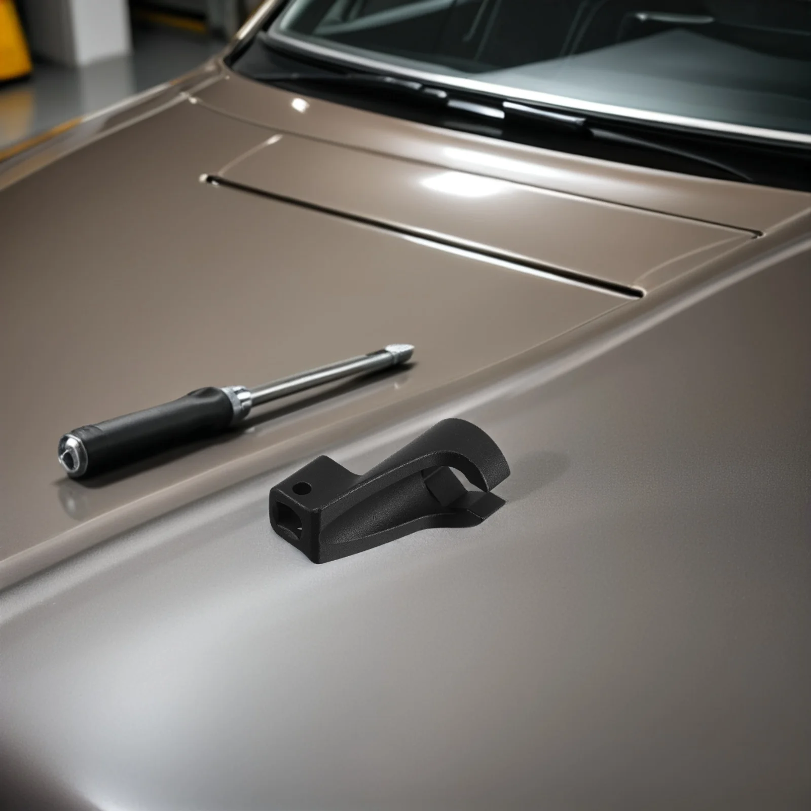 

High Pressure Fuel Line Socket 19mm Carbon Steel Antiwear Sleeve Tool for Diesel Injector Fuel Line Repair Maintenance