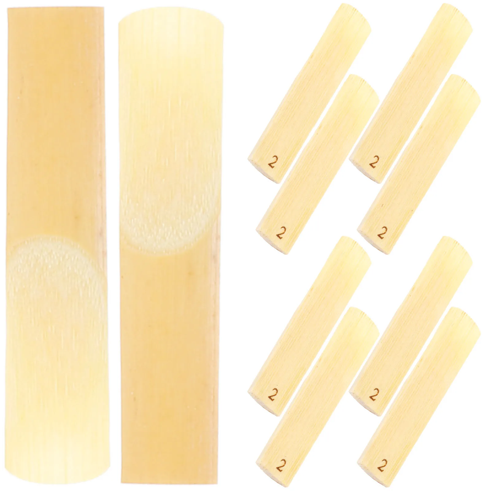 

10 Pcs Ten Reeds Sax Replacement for Alto Saxophone Accessories Instrument Suite