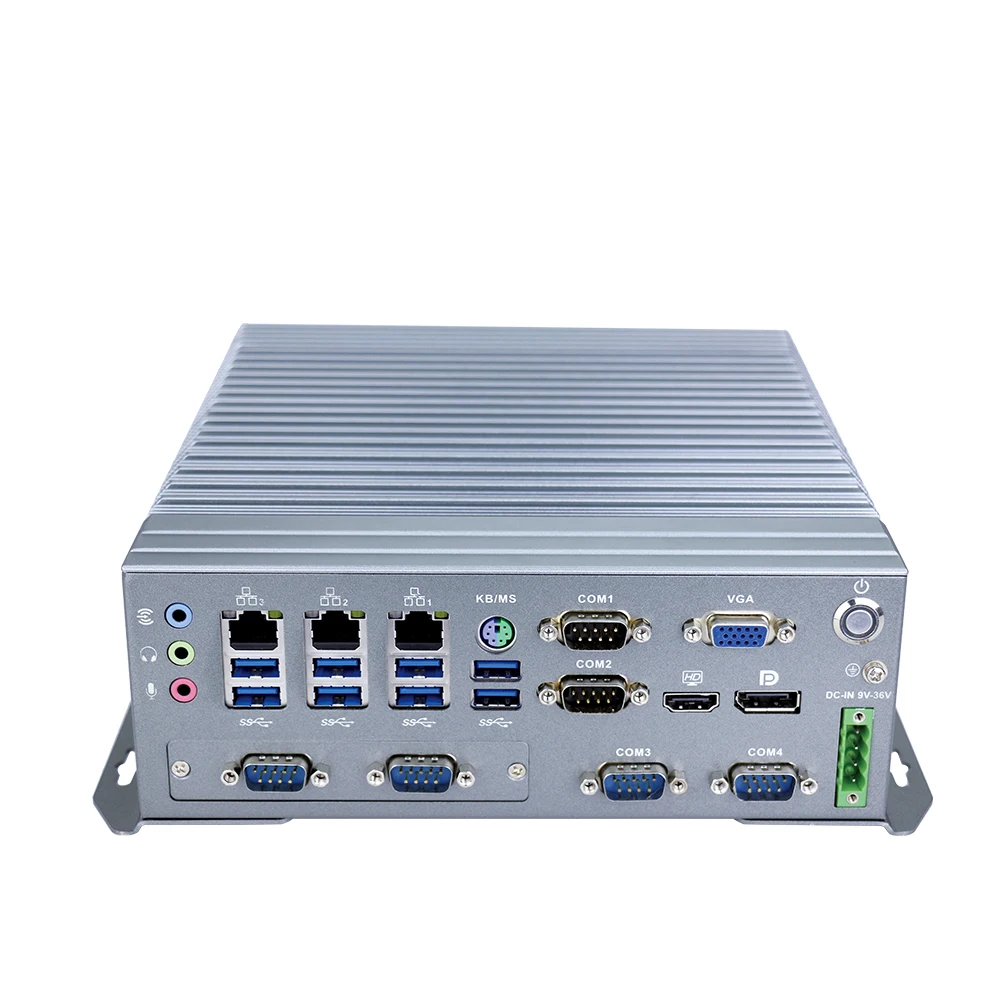 

Hot Selling 1*DC Power Supply Phoenix Connector Embedded Pc Eight Core Eight Threads Nano Industrial Pc
