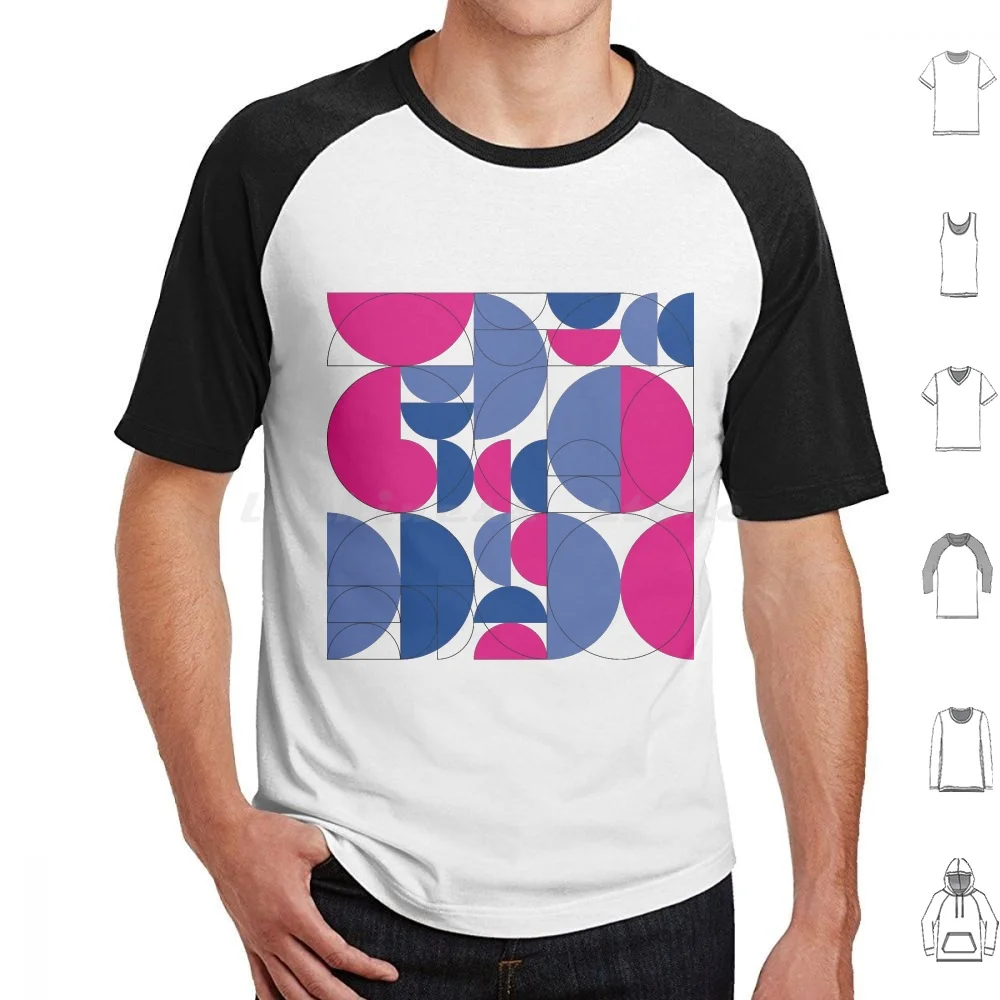 Abstract Bisexual Composition Circle Pride T Shirt Men Women Kids 6xl Abstract Circles Intersex Queer Trans Bisexual Pride Love