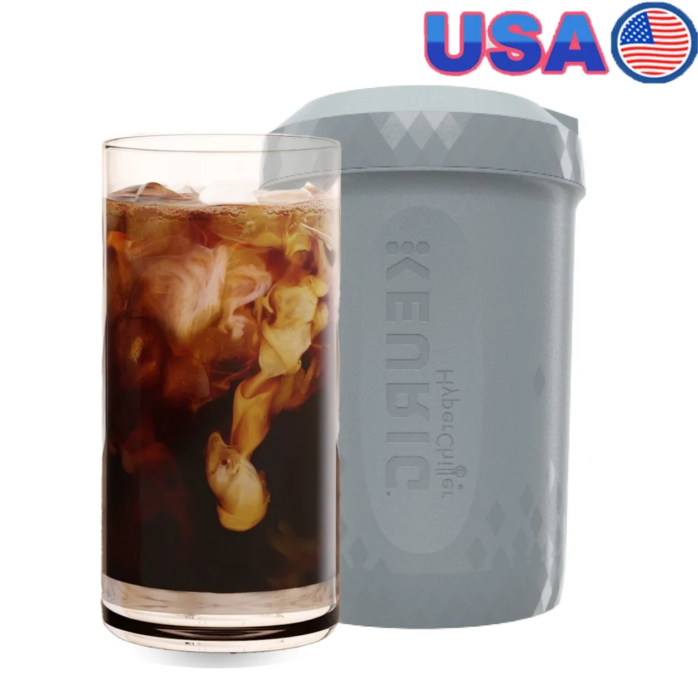 

Iced Coffee Maker HyperChiller Chill Brew Stainless Steel No Dilution Fast Cleanup Perfect Home Office 60 Sec 25 Oz Capacity