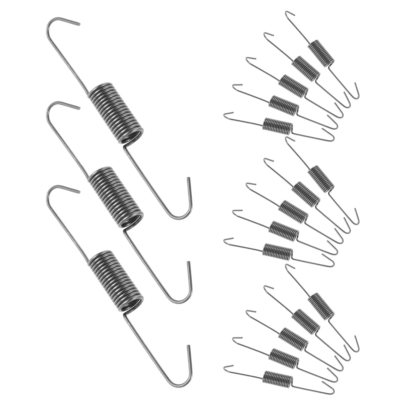 

20Pcs Upholstery Sofa Springs Replacement Parts Long Hook Recliner Spring Replacement Kit Manual Seat Repair Sofa Springs Fix