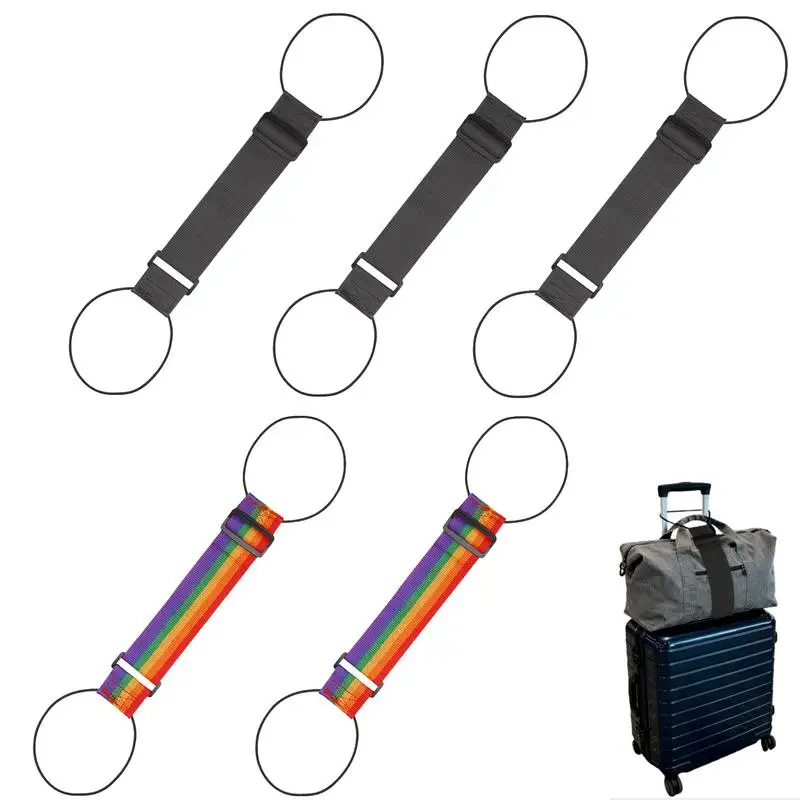 Adjustable Elastic Luggage Strap Carrier Strap Baggage Bungee Belts Suitcase Travel Security Carry On Straps