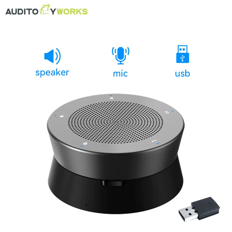 

Smart Speakerphone Conference Meeting Microphone Speaker Portable For Conference Room