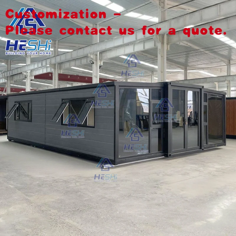 

custom.Customized Color 20Ft 40Ft Container Expandable Prefabricated House With Kitchen Prefab Modern Mobile Home Casa Con