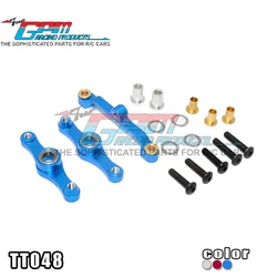 GPM ALLOY STEERING ASSEMBLY WITH BEARINGS - 1SET FOR TAMIYA TT01D TT01 TT01E UPGRADE