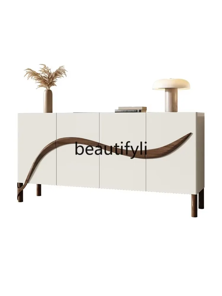 

Light luxury solid wood dining side cabinet Modern simple entrance cabinet Aisle decorative storage cabinet