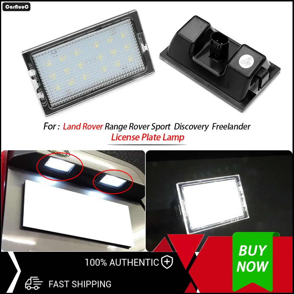 لاند روفر رينج روفر سبورت ديسكفري فريلاندر 2 قطعة أضواء لوحة ترخيص LED فائقة السطوع