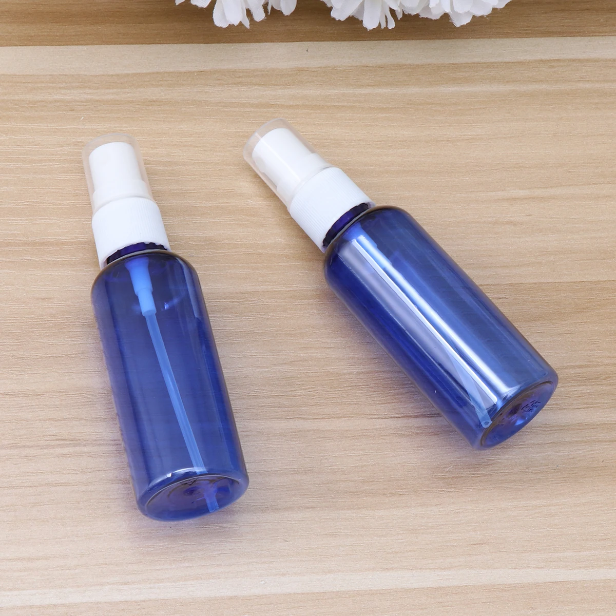 20 Pcs Spray Bottle Atomizer Perfume Sprayer Refillable Travel Size Blue Hair Lightweight Compact Non Leaking Durable