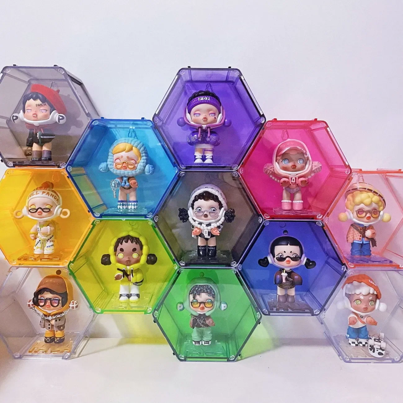 

Wall Mount Hexagonal Display Box For Action Figures,Minifigure Building Blocks,Doll,Toy,Dustproof Display Case For Collectibles